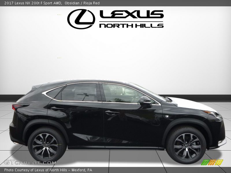 Obsidian / Rioja Red 2017 Lexus NX 200t F Sport AWD