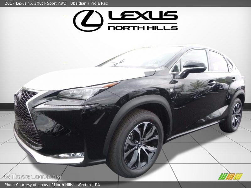 Obsidian / Rioja Red 2017 Lexus NX 200t F Sport AWD