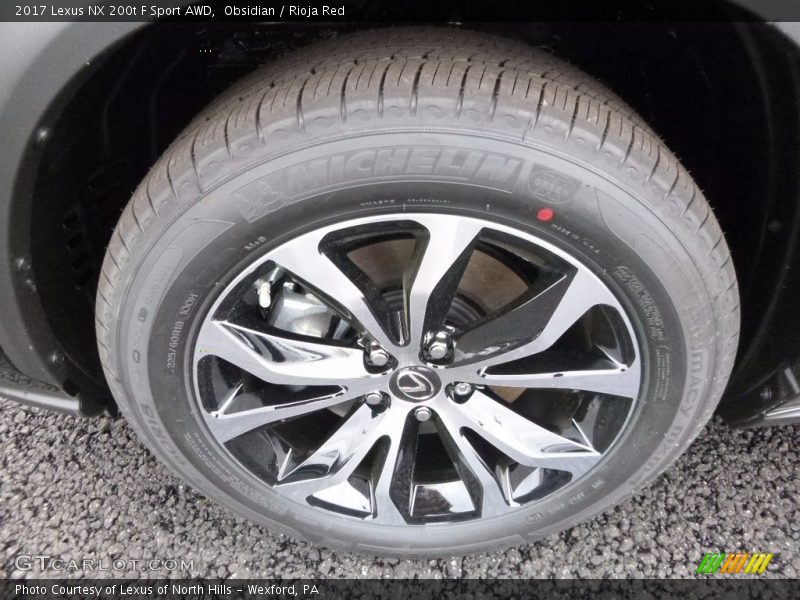 Obsidian / Rioja Red 2017 Lexus NX 200t F Sport AWD