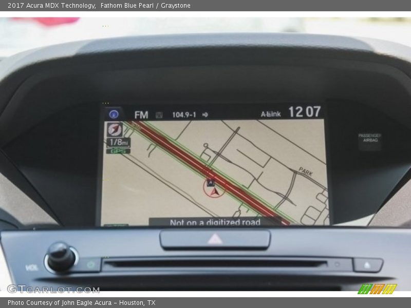 Fathom Blue Pearl / Graystone 2017 Acura MDX Technology