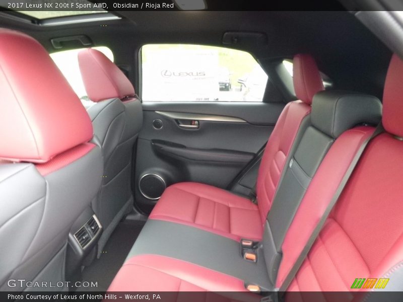 Obsidian / Rioja Red 2017 Lexus NX 200t F Sport AWD