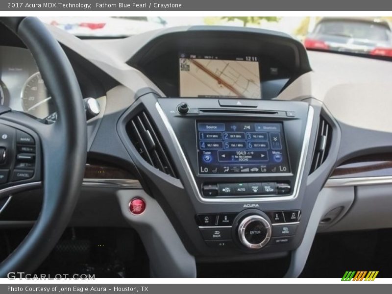 Fathom Blue Pearl / Graystone 2017 Acura MDX Technology