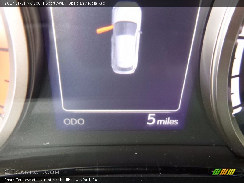 Obsidian / Rioja Red 2017 Lexus NX 200t F Sport AWD