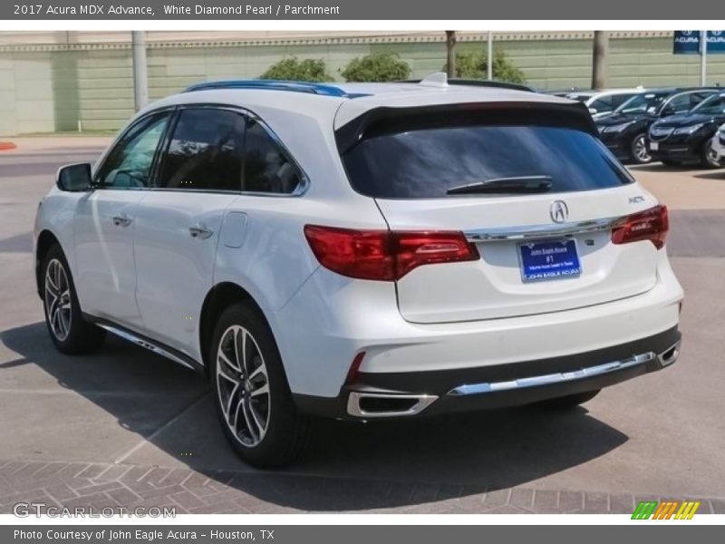 White Diamond Pearl / Parchment 2017 Acura MDX Advance