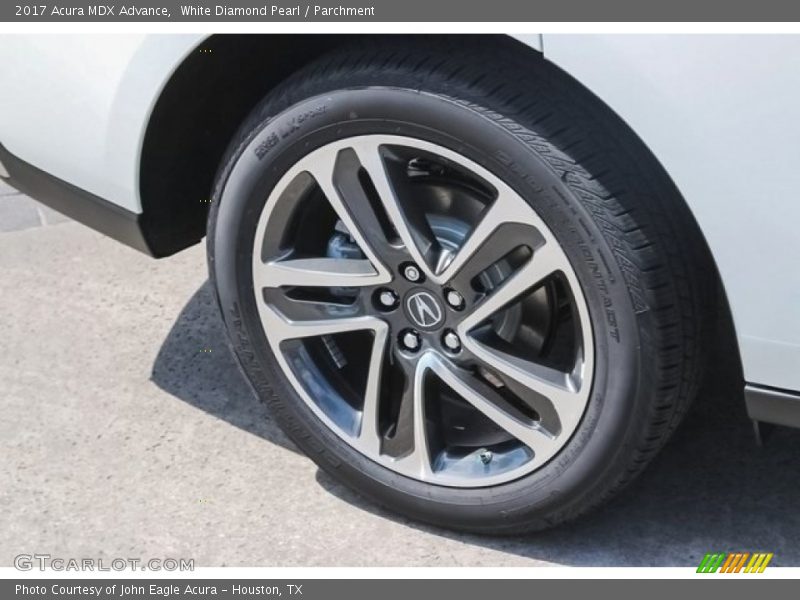 White Diamond Pearl / Parchment 2017 Acura MDX Advance