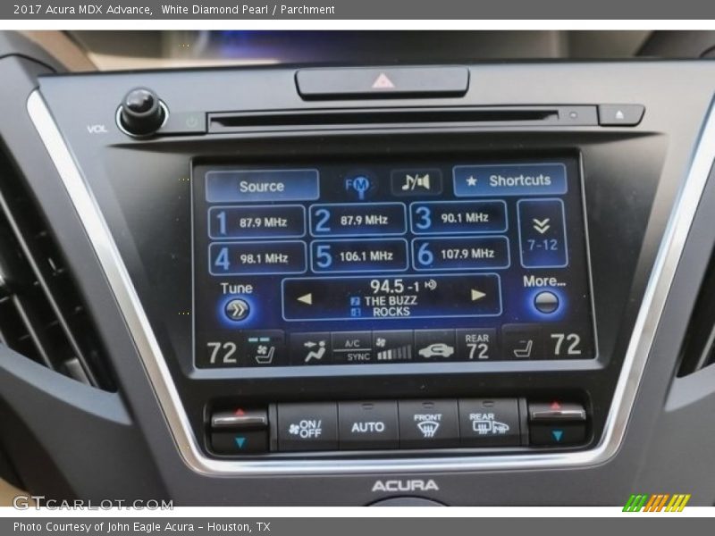 White Diamond Pearl / Parchment 2017 Acura MDX Advance