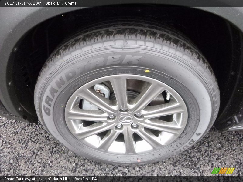 Obsidian / Creme 2017 Lexus NX 200t