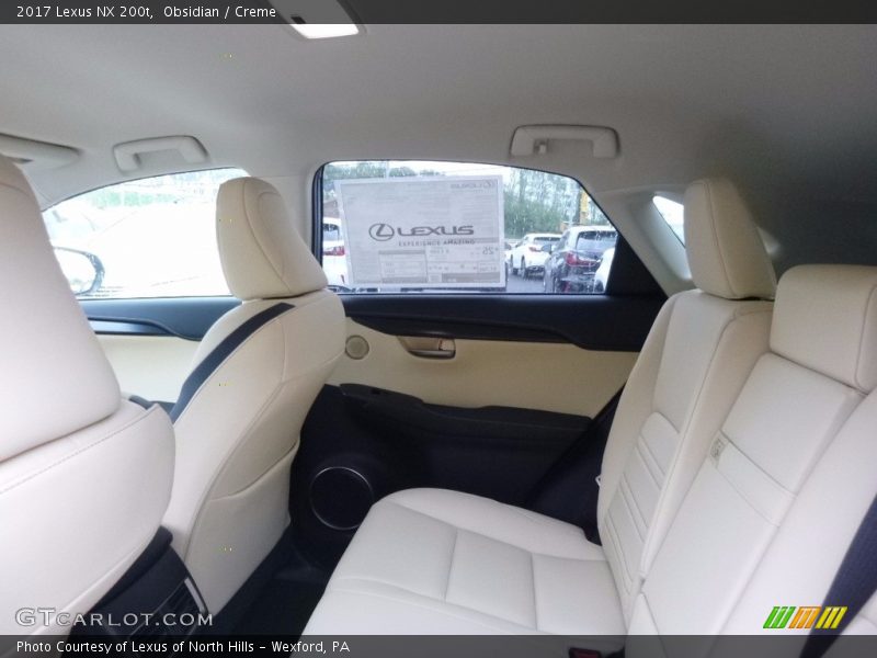 Obsidian / Creme 2017 Lexus NX 200t