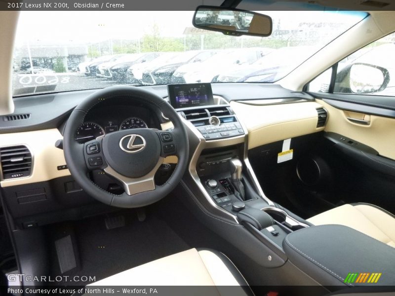  2017 NX 200t Creme Interior