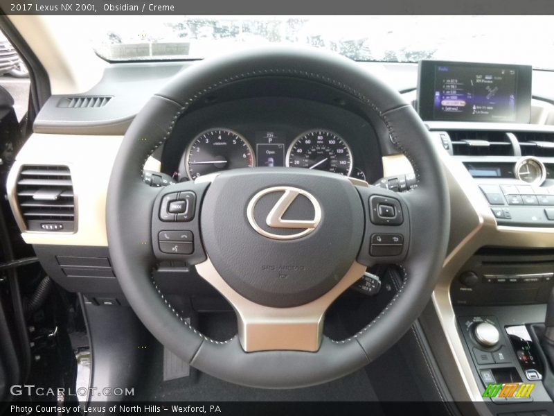 Obsidian / Creme 2017 Lexus NX 200t
