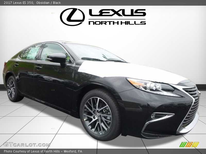 Obsidian / Black 2017 Lexus ES 350