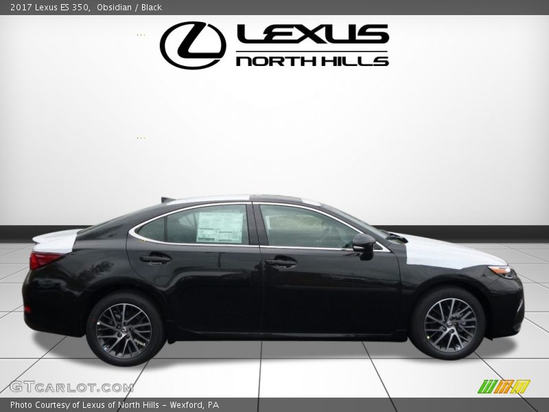 Obsidian / Black 2017 Lexus ES 350