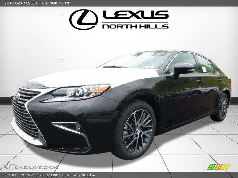 Obsidian / Black 2017 Lexus ES 350