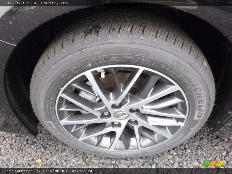 Obsidian / Black 2017 Lexus ES 350