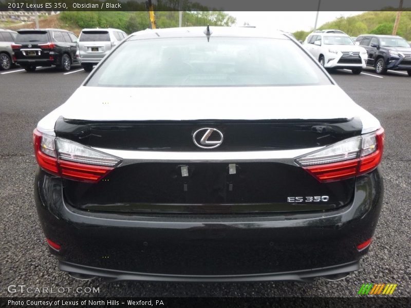 Obsidian / Black 2017 Lexus ES 350