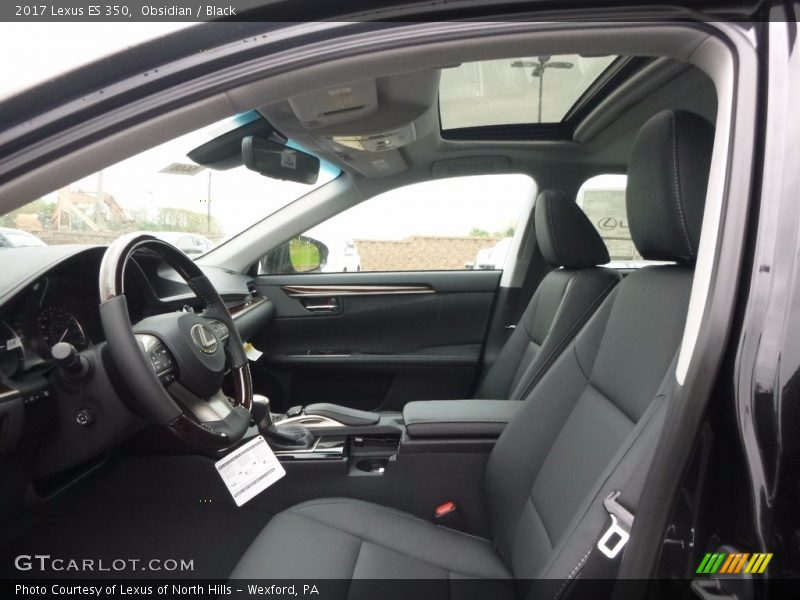 Obsidian / Black 2017 Lexus ES 350