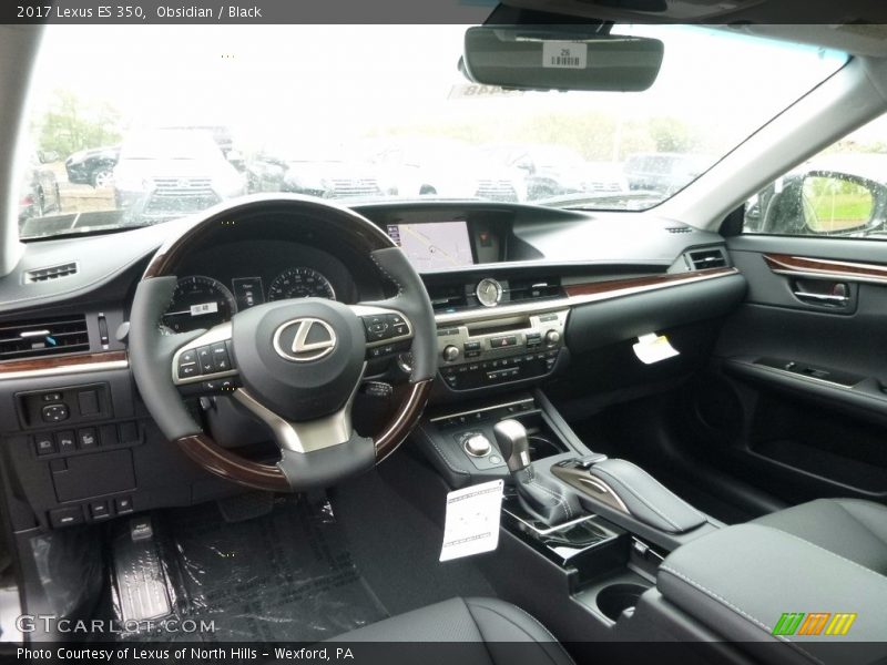 Obsidian / Black 2017 Lexus ES 350