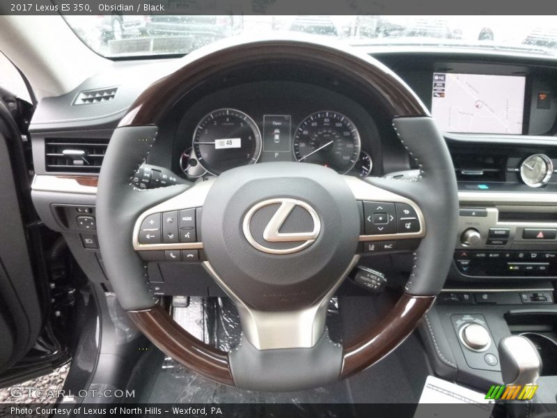 Obsidian / Black 2017 Lexus ES 350