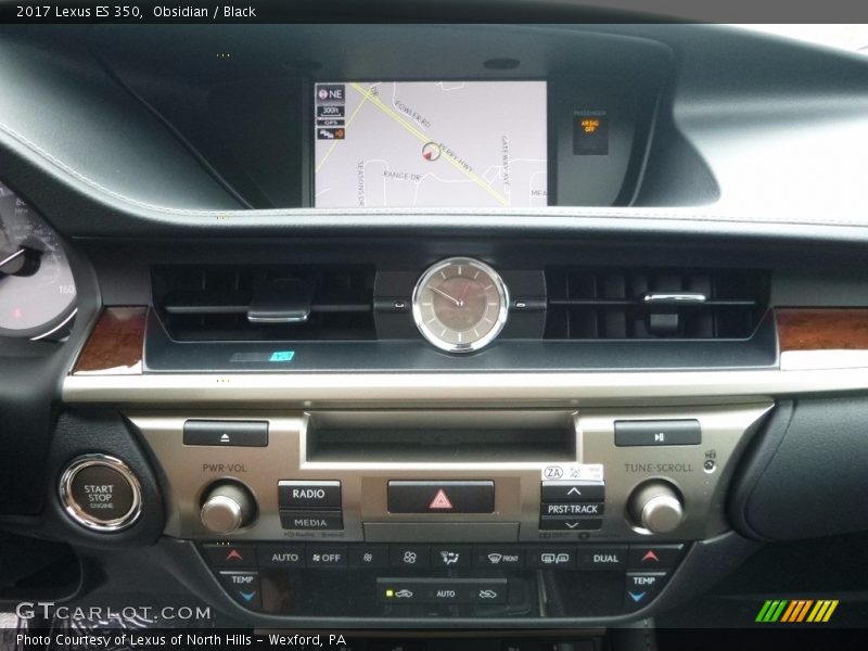 Obsidian / Black 2017 Lexus ES 350