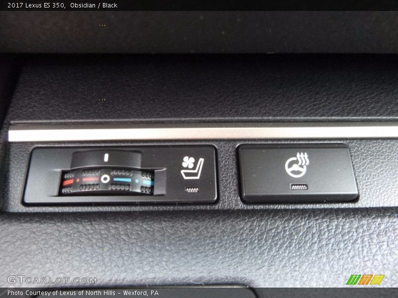 Obsidian / Black 2017 Lexus ES 350