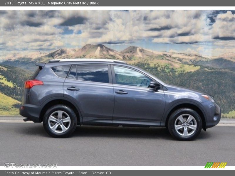 Magnetic Gray Metallic / Black 2015 Toyota RAV4 XLE