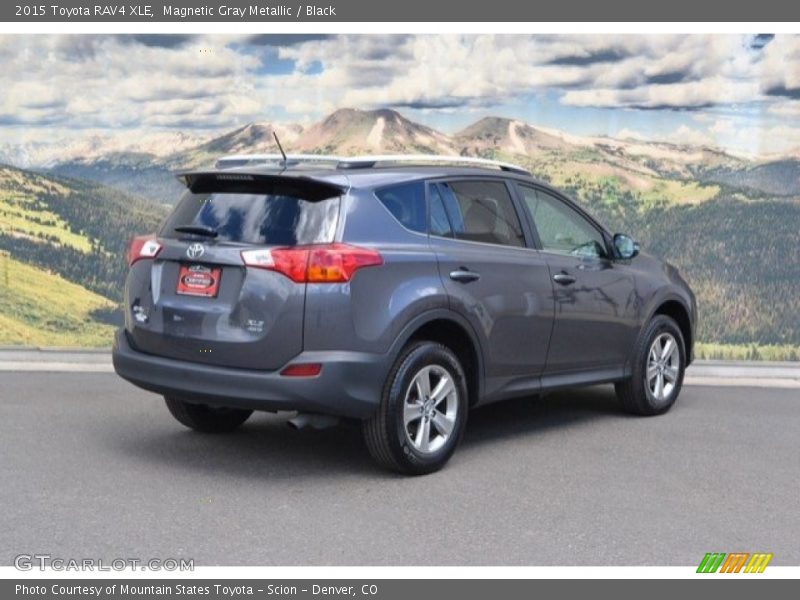 Magnetic Gray Metallic / Black 2015 Toyota RAV4 XLE