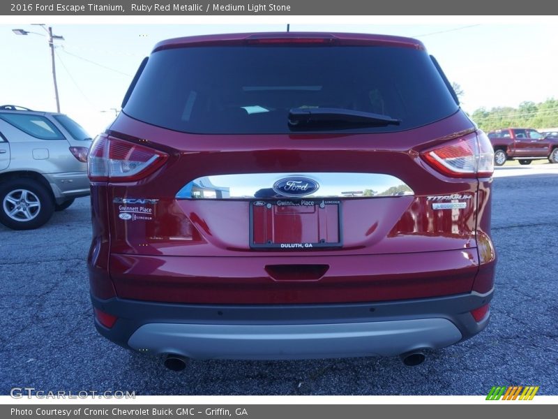 Ruby Red Metallic / Medium Light Stone 2016 Ford Escape Titanium