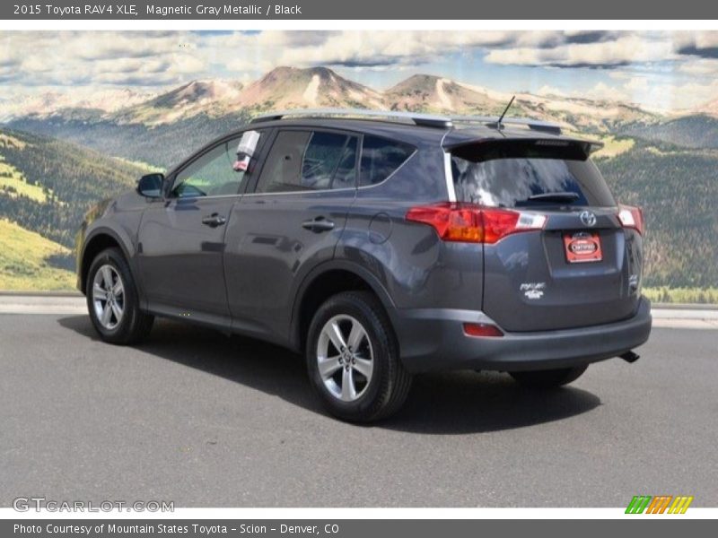 Magnetic Gray Metallic / Black 2015 Toyota RAV4 XLE