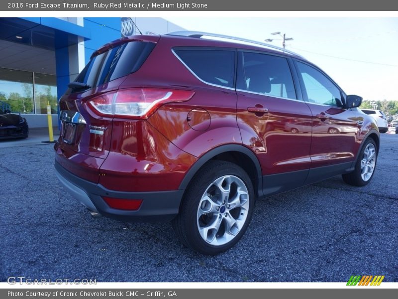 Ruby Red Metallic / Medium Light Stone 2016 Ford Escape Titanium
