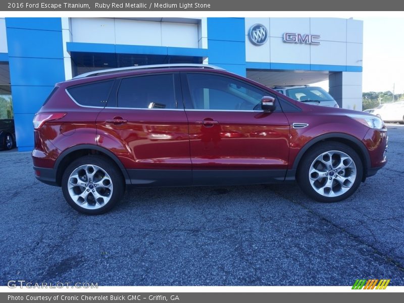 Ruby Red Metallic / Medium Light Stone 2016 Ford Escape Titanium