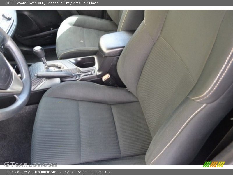 Magnetic Gray Metallic / Black 2015 Toyota RAV4 XLE