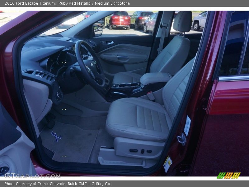 Ruby Red Metallic / Medium Light Stone 2016 Ford Escape Titanium
