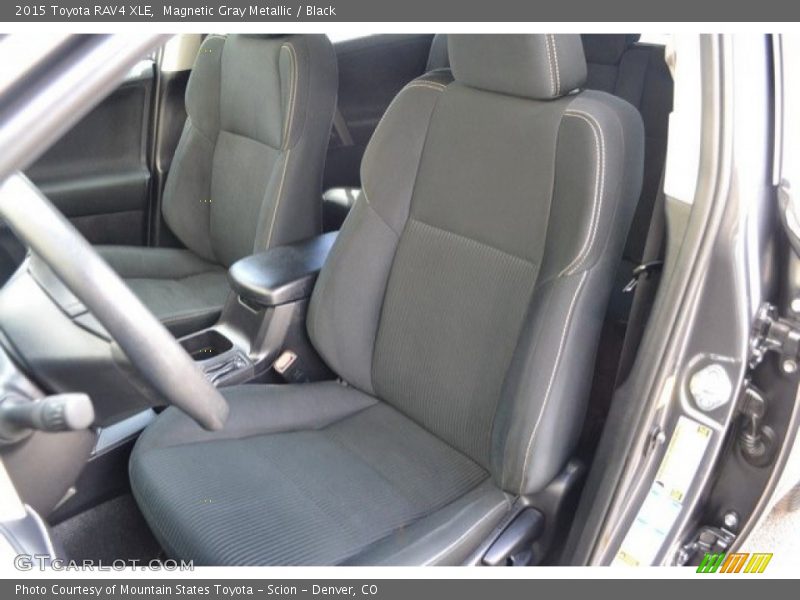 Magnetic Gray Metallic / Black 2015 Toyota RAV4 XLE