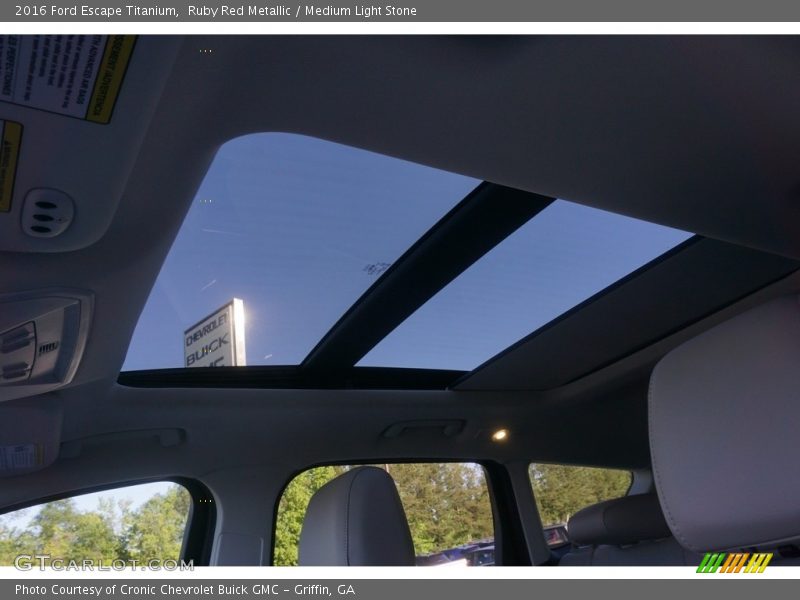 Ruby Red Metallic / Medium Light Stone 2016 Ford Escape Titanium