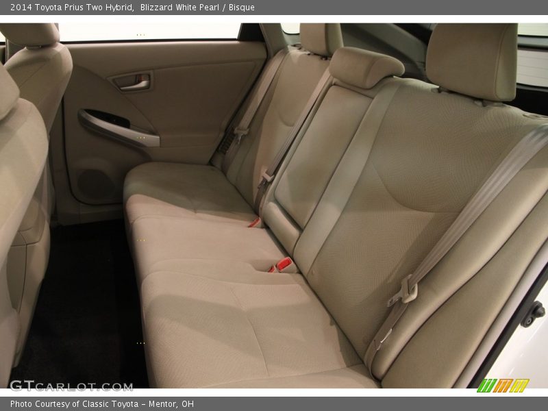 Blizzard White Pearl / Bisque 2014 Toyota Prius Two Hybrid