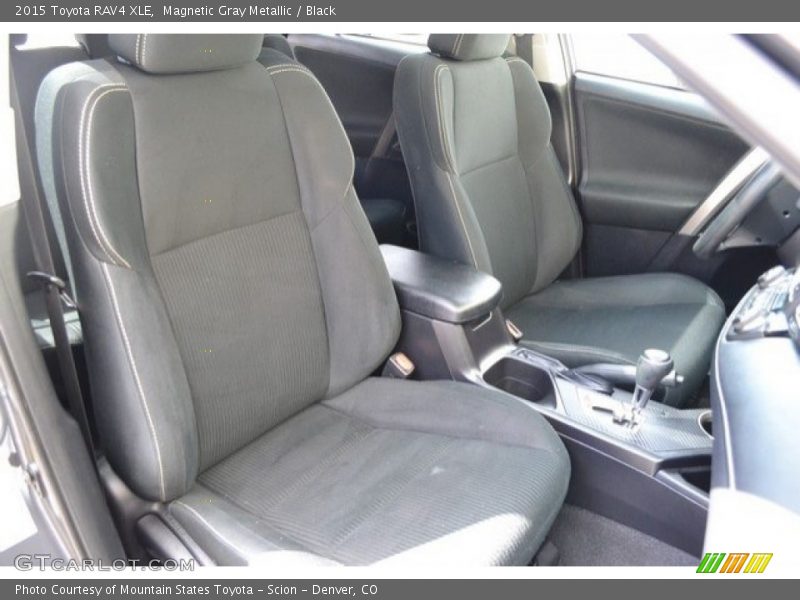 Magnetic Gray Metallic / Black 2015 Toyota RAV4 XLE