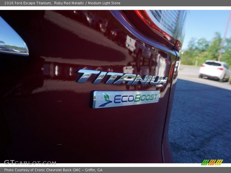 Ruby Red Metallic / Medium Light Stone 2016 Ford Escape Titanium