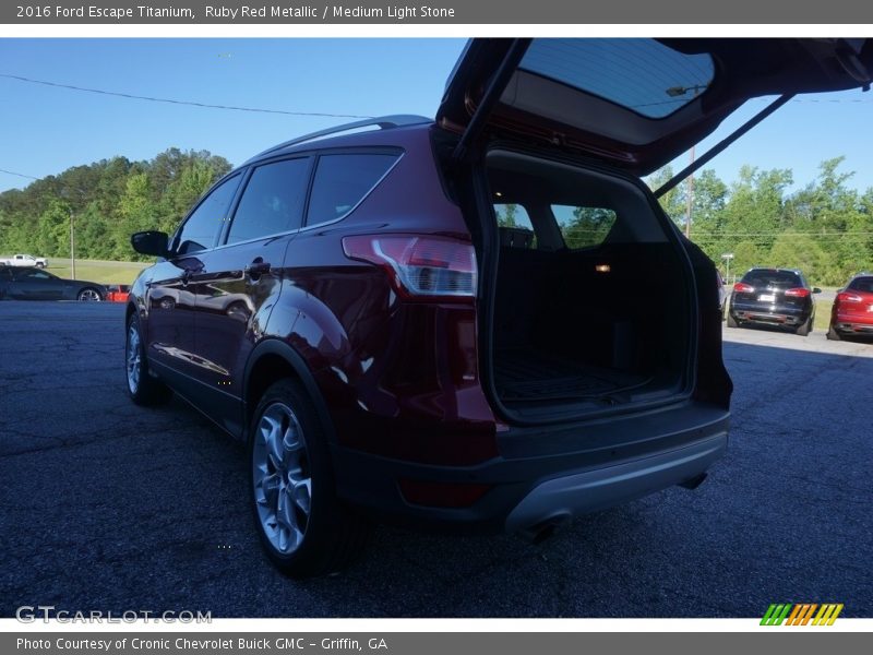 Ruby Red Metallic / Medium Light Stone 2016 Ford Escape Titanium