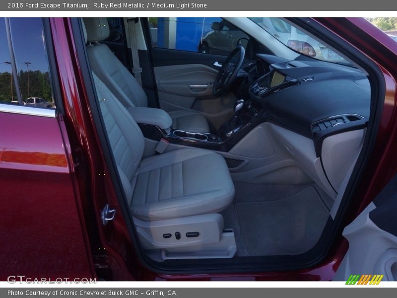 Ruby Red Metallic / Medium Light Stone 2016 Ford Escape Titanium