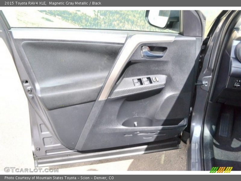 Magnetic Gray Metallic / Black 2015 Toyota RAV4 XLE