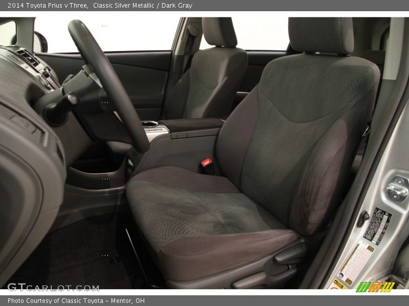 Classic Silver Metallic / Dark Gray 2014 Toyota Prius v Three