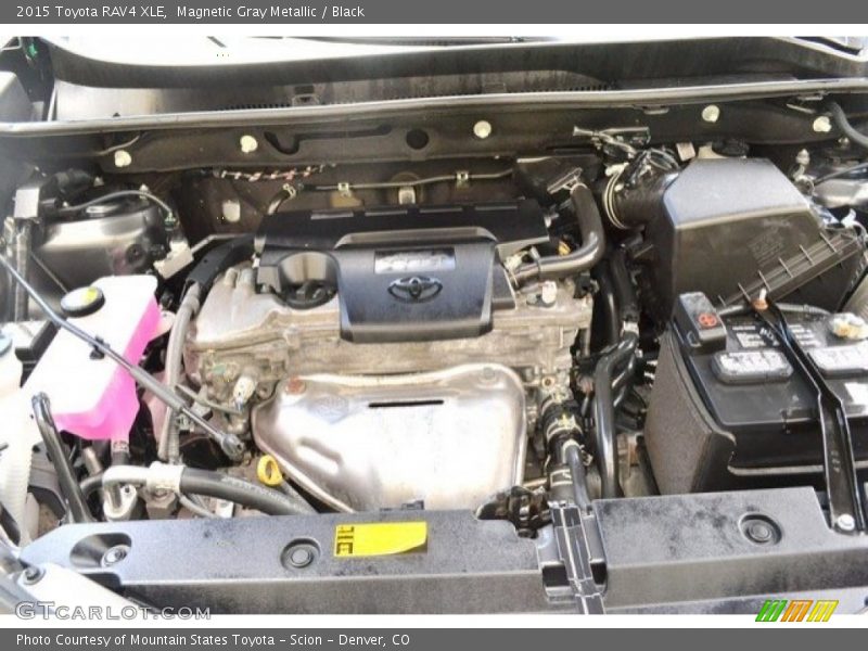 Magnetic Gray Metallic / Black 2015 Toyota RAV4 XLE