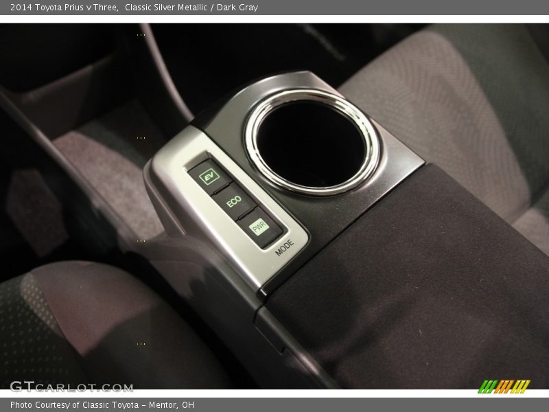 Classic Silver Metallic / Dark Gray 2014 Toyota Prius v Three