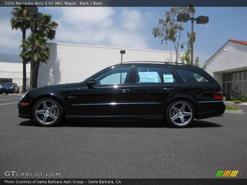 Black / Black 2009 Mercedes-Benz E 63 AMG Wagon