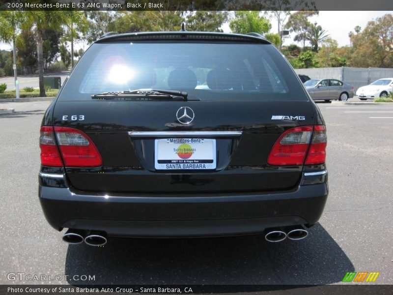 Black / Black 2009 Mercedes-Benz E 63 AMG Wagon