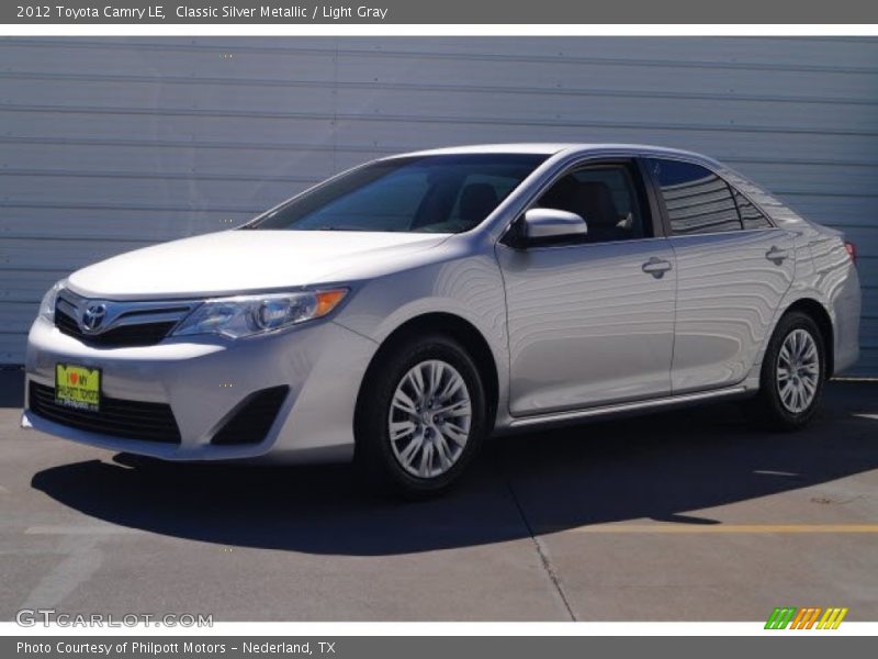 Classic Silver Metallic / Light Gray 2012 Toyota Camry LE