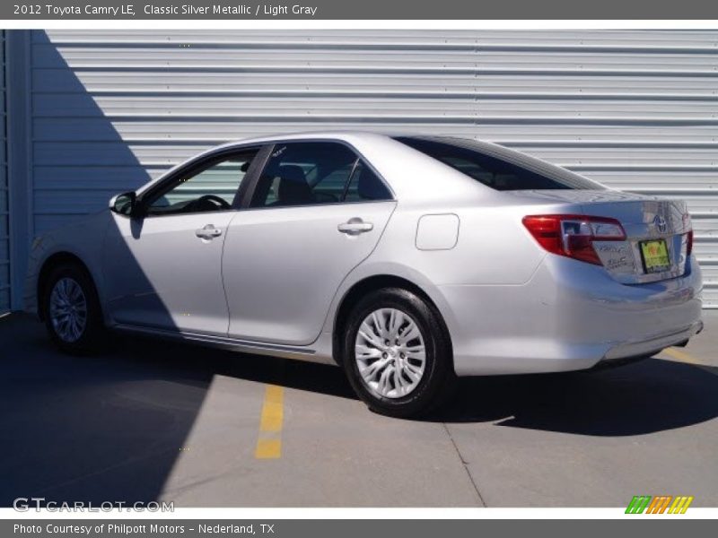 Classic Silver Metallic / Light Gray 2012 Toyota Camry LE