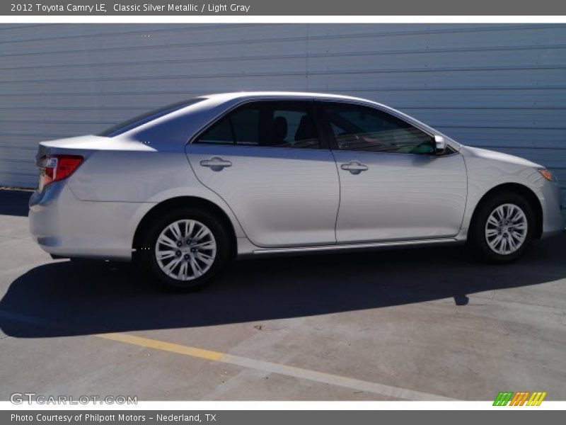 Classic Silver Metallic / Light Gray 2012 Toyota Camry LE