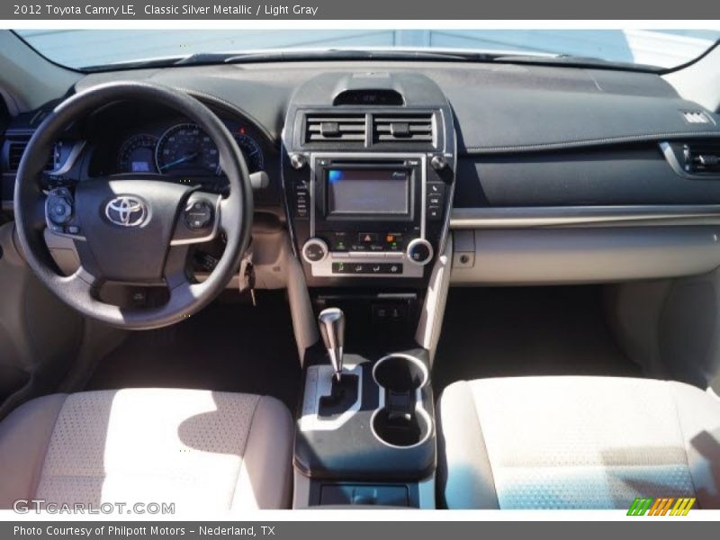 Classic Silver Metallic / Light Gray 2012 Toyota Camry LE
