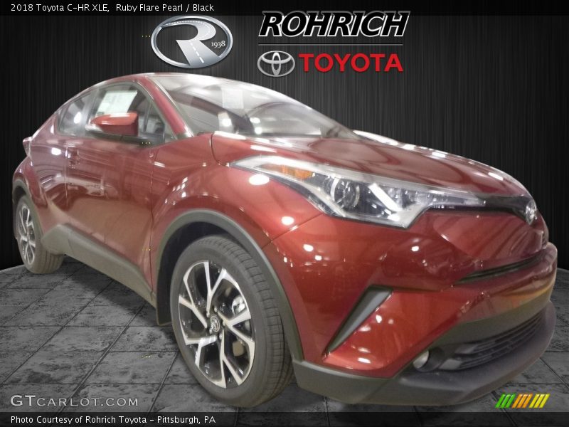 Ruby Flare Pearl / Black 2018 Toyota C-HR XLE